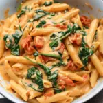 One-Pot Spinach Tomato Pasta