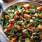 Roasted Sweet Potato Kale Salad