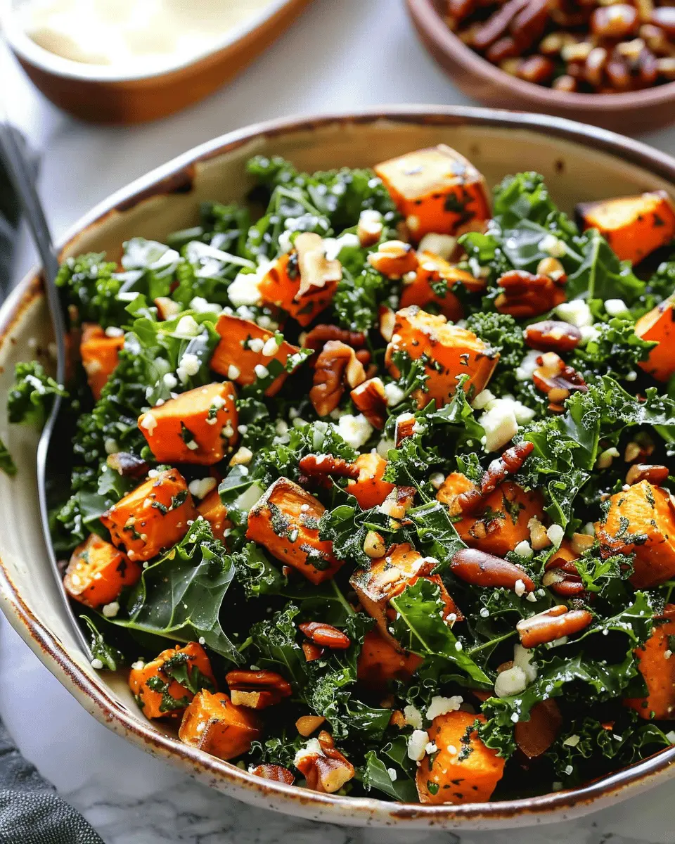 Roasted Sweet Potato Kale Salad: A Hearty & Wholesome Delight