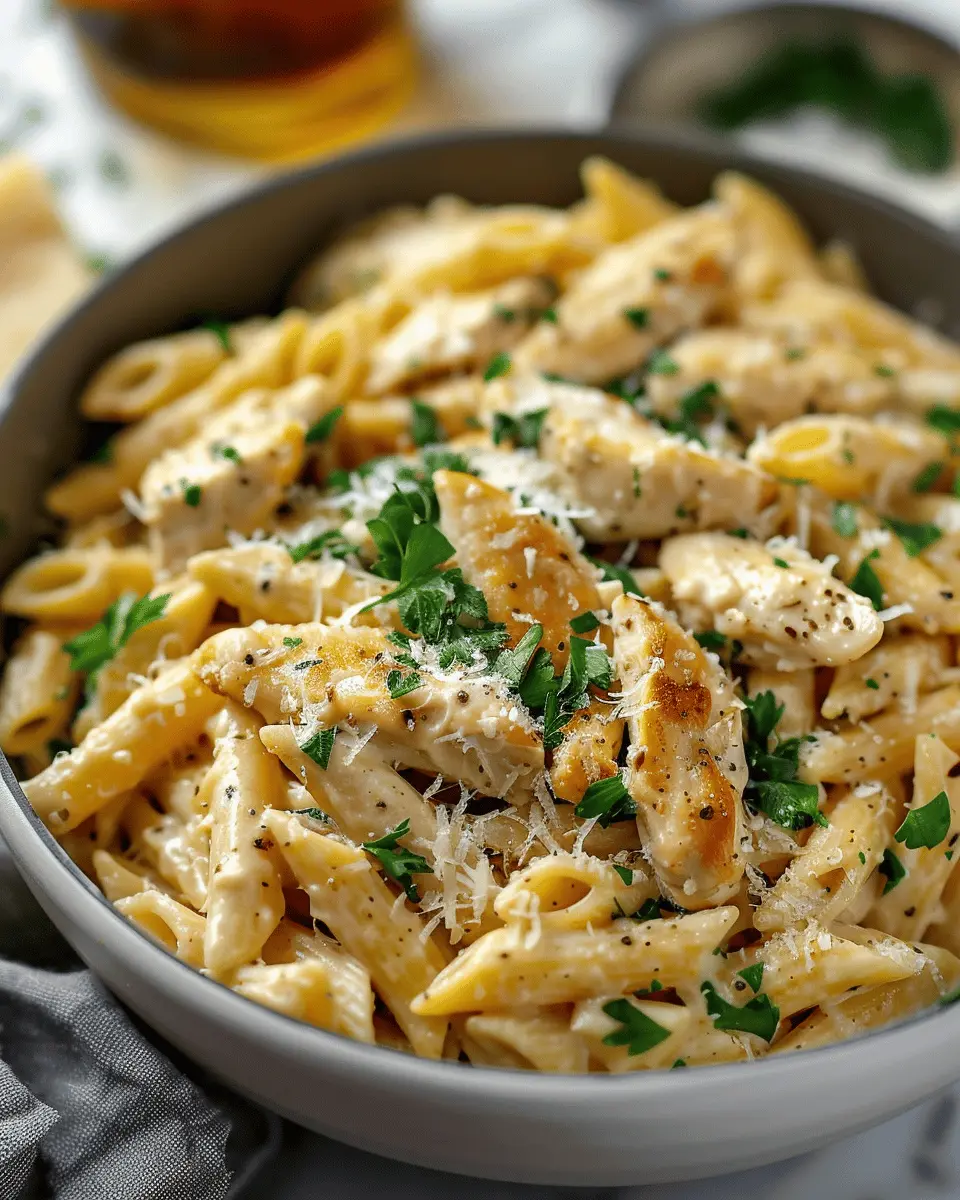 Healthy Garlic Parmesan Chicken Pasta Recipe You’ll Love