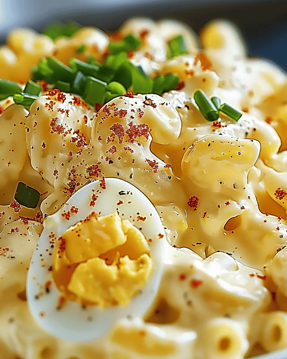 Deviled Egg Macaroni Salad: The Best Twist with Turkey Bacon