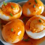 Buffalo Sauce Pickled Eggs