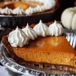 Pumpkin Cheese Pie with Gingersnap Crust
