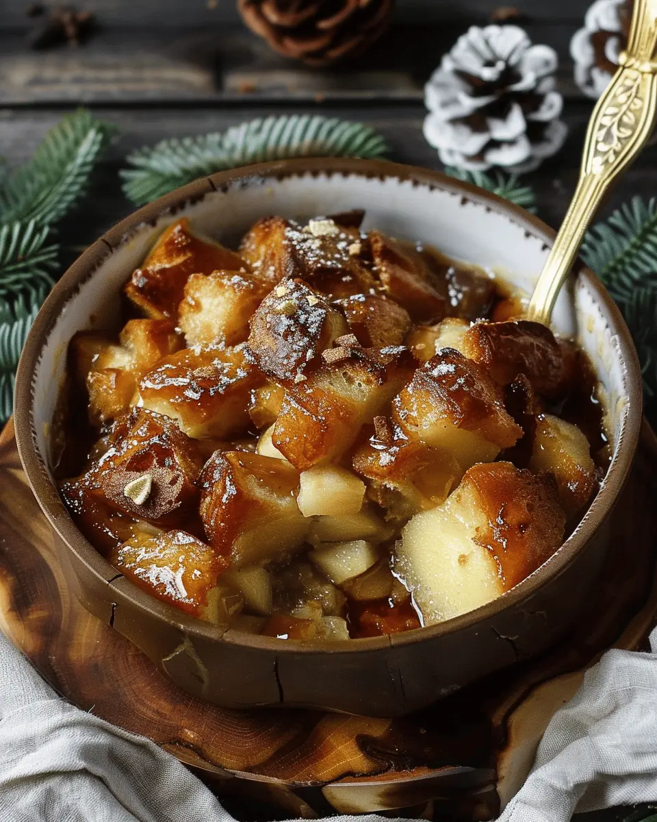 Cardamom Pear Bread Pudding: Easy Indulgence for Cozy Nights