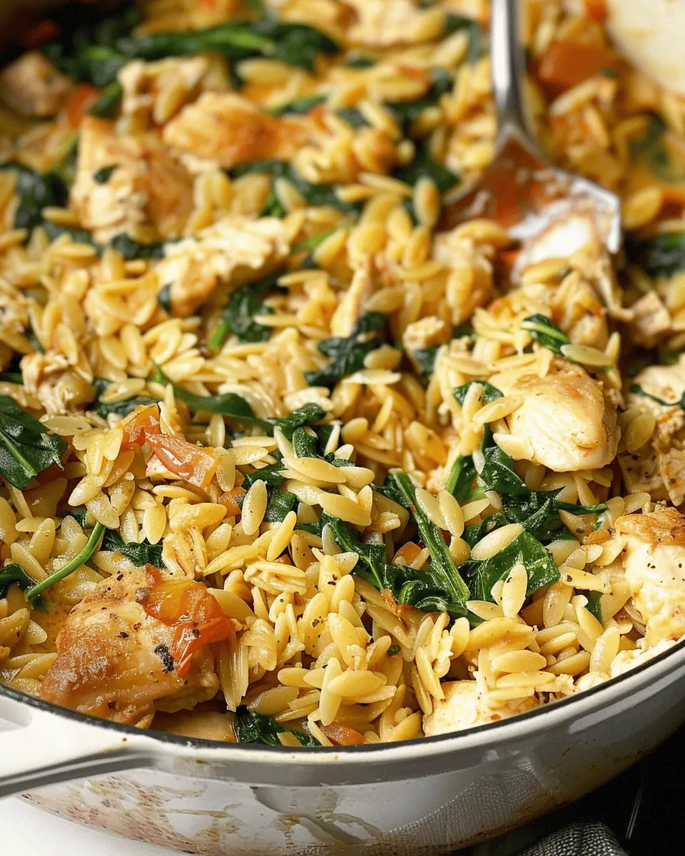 Monterey Chicken One Pan Orzo: A Juicy Weeknight Delight
