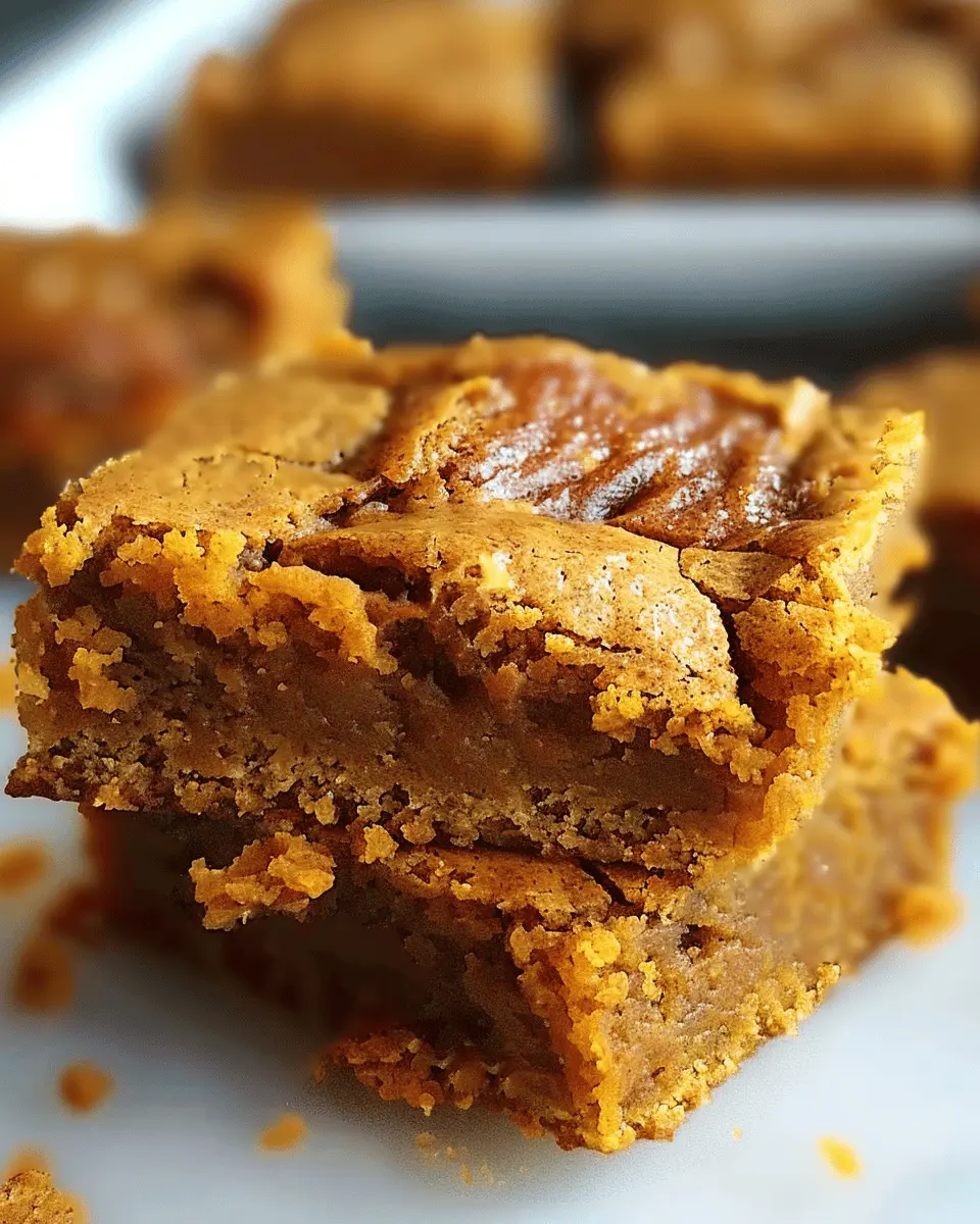 Irresistible Pumpkin Maple Blondies: A Delightful Gluten Free Indulgence