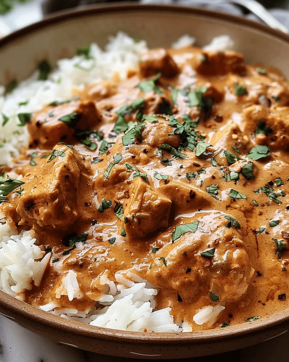 Crockpot Creamy Coconut Chicken Tikka Masala for Easy Weeknight Meals