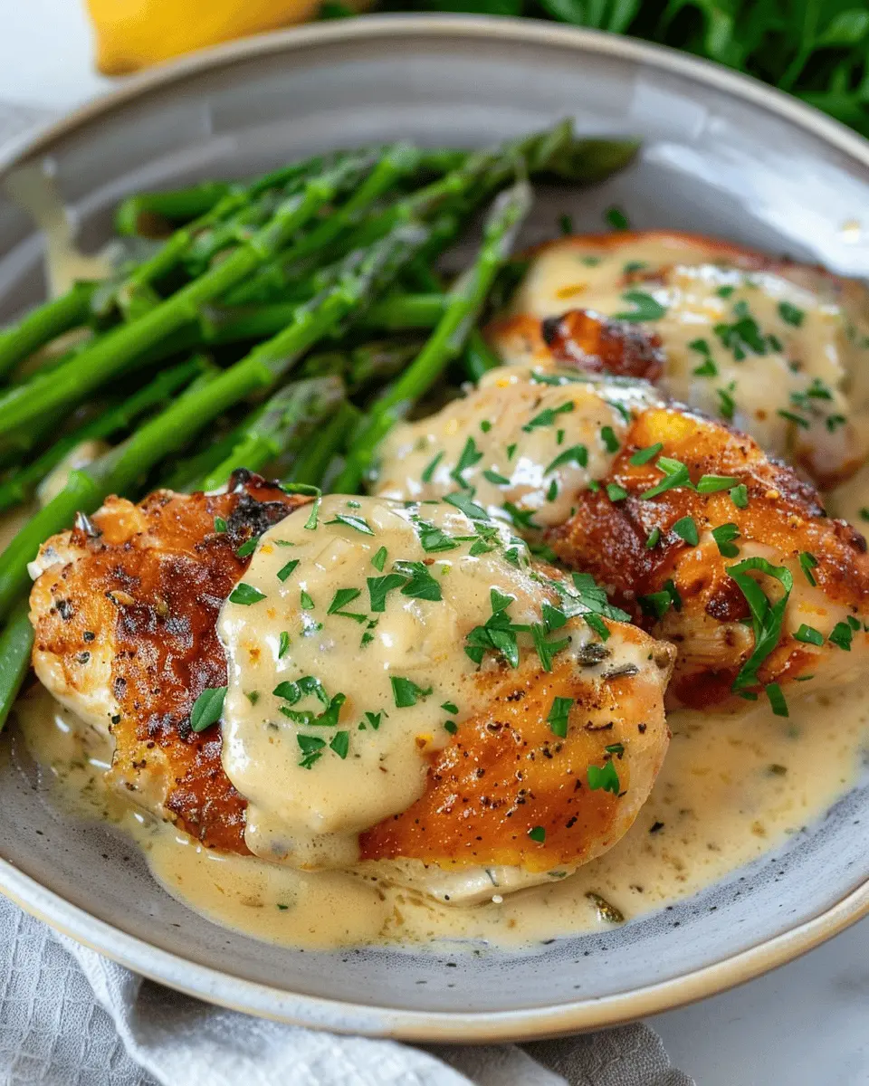 Creamy Garlic Chicken Delight with Turkey Bacon and Herbs