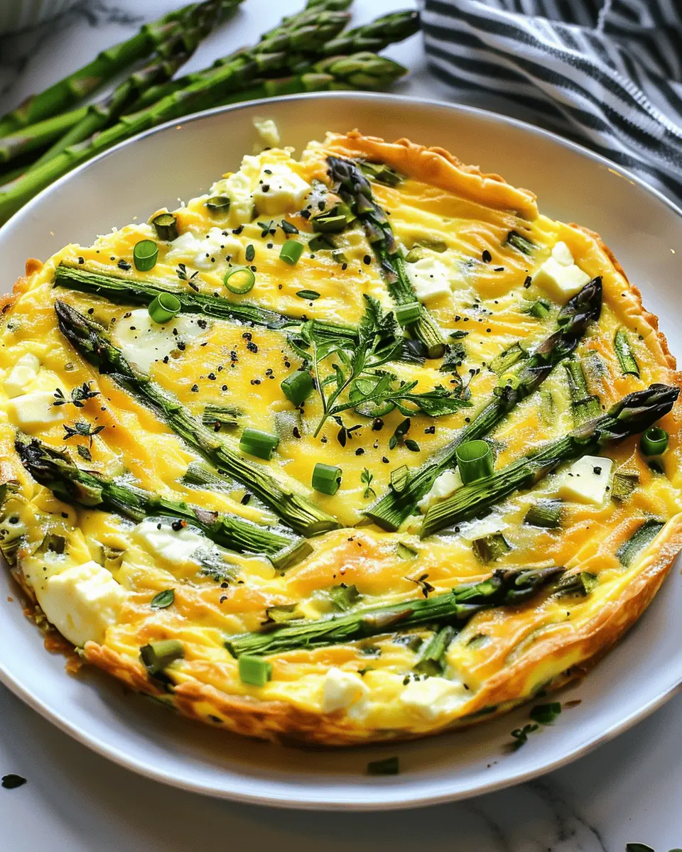 Asparagus Cottage Cheese Quiche: A Healthy and Easy Recipe
