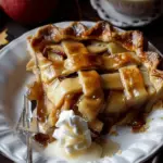 Toffee Apple Pie with Vanilla Custard