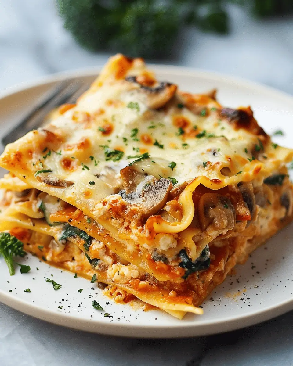 Creamy Spinach Mushroom Lasagna: An Indulgent Comfort Dish