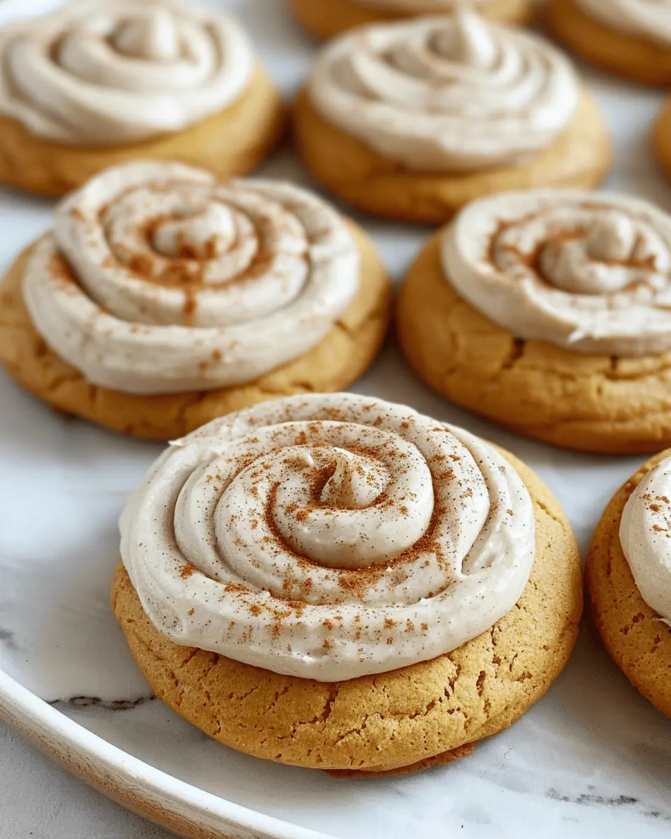 Soft Pumpkin Cookies with Cinnamon Frosting: The Best Fall Treat