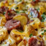 Cheesy Ranch Potatoes and Smoked Sausage