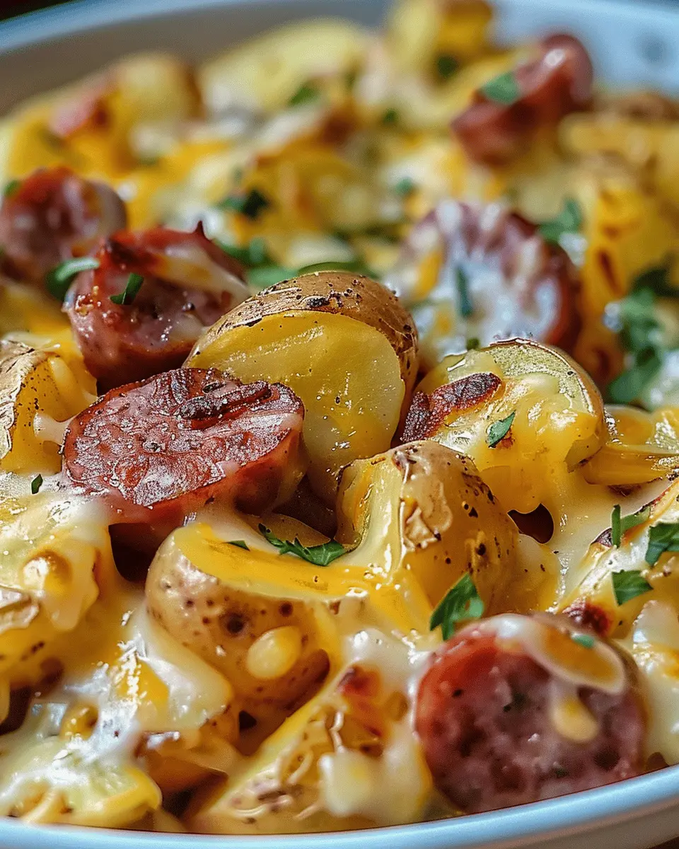 Cheesy Ranch Potatoes and Smoked Sausage: Easy Comfort Food Delight