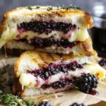 Blackberry Balsamic and Brie Grilled Cheese