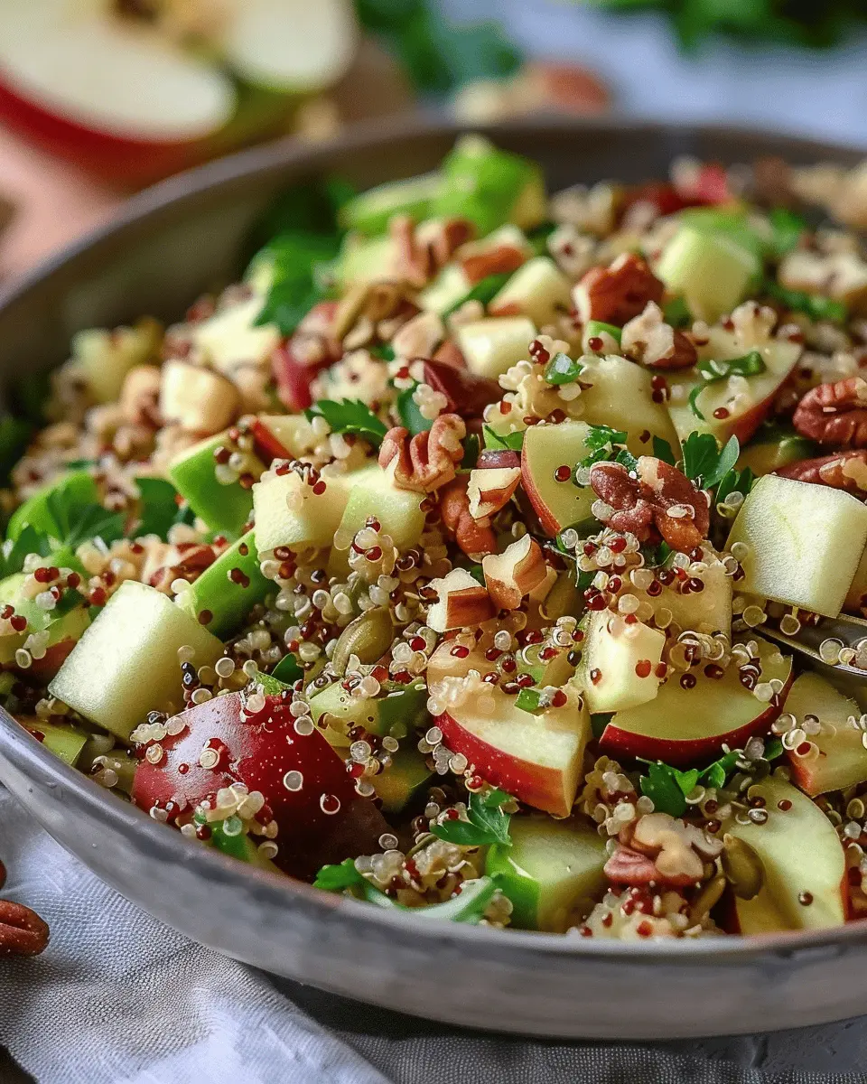Quinoa Apple Salad: A Fresh and Flavor-Packed Treat to Enjoy