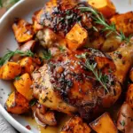Maple-Glazed Chicken with Sweet Potatoes