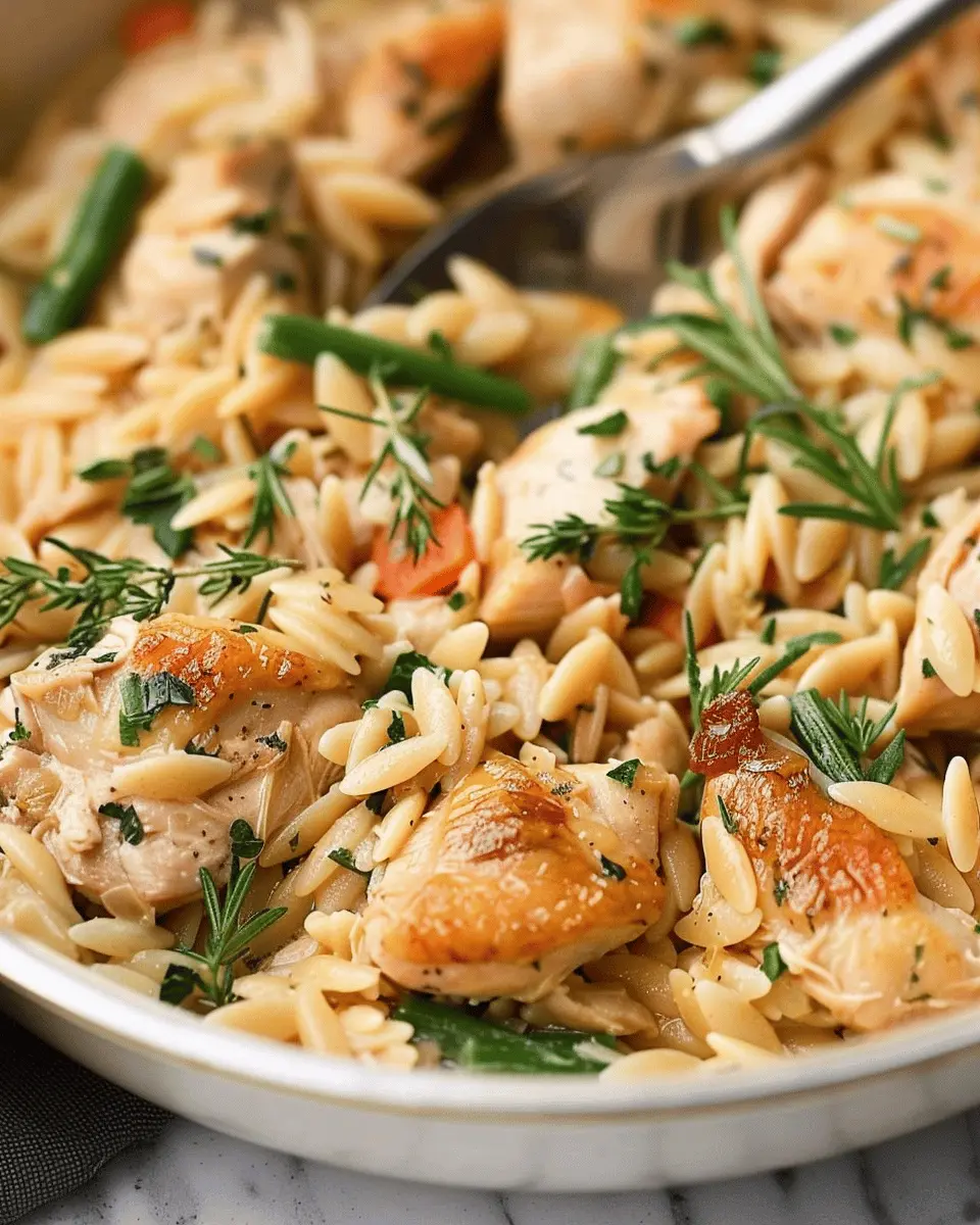 One Pot Chicken Orzo: Easy and Flavorful Comfort in Minutes