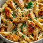 Healthy Garlic Parmesan Chicken Pasta Recipe