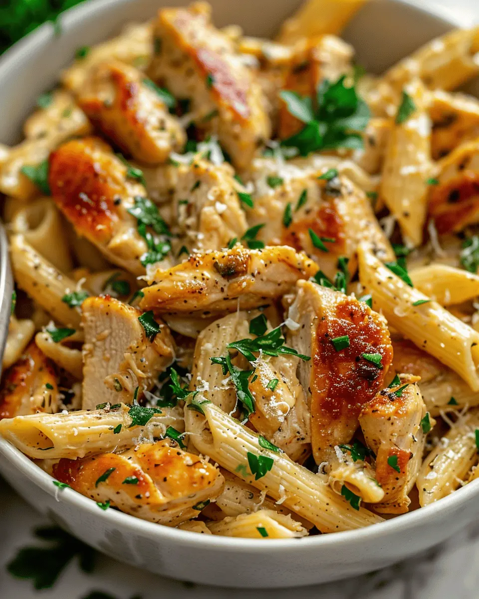 Healthy Garlic Parmesan Chicken Pasta: A Quick and Easy Twist
