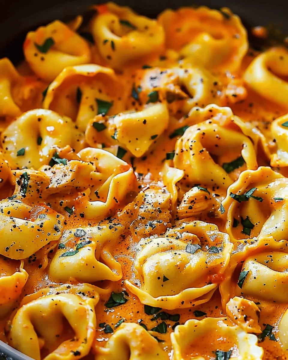 One-Pot Spicy Garlic Butter Chicken Tortellini Bliss You’ll Love