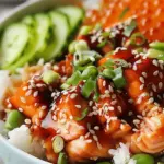 Honey Sriracha Salmon Bowls: A Sweet and Spicy Delight