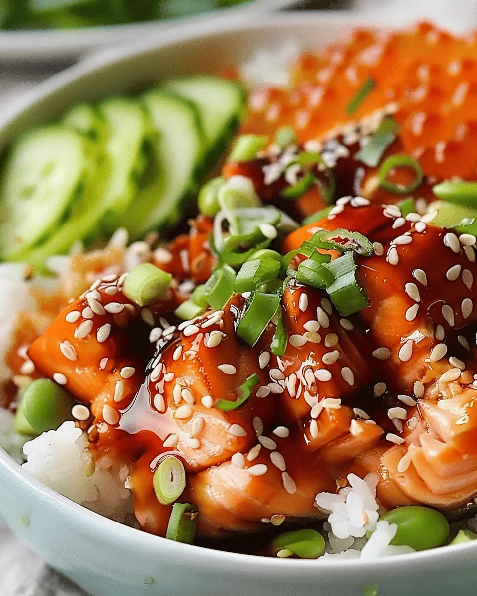 Honey Sriracha Salmon Bowls: A Sweet and Spicy Delight Anytime