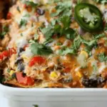Chicken Burrito Casserole