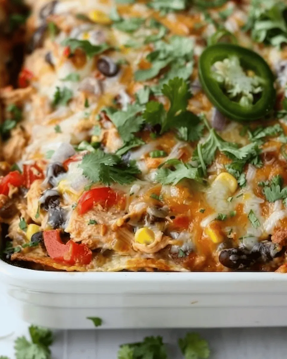 Chicken Burrito Casserole: The Best Easy Comfort Food Delight