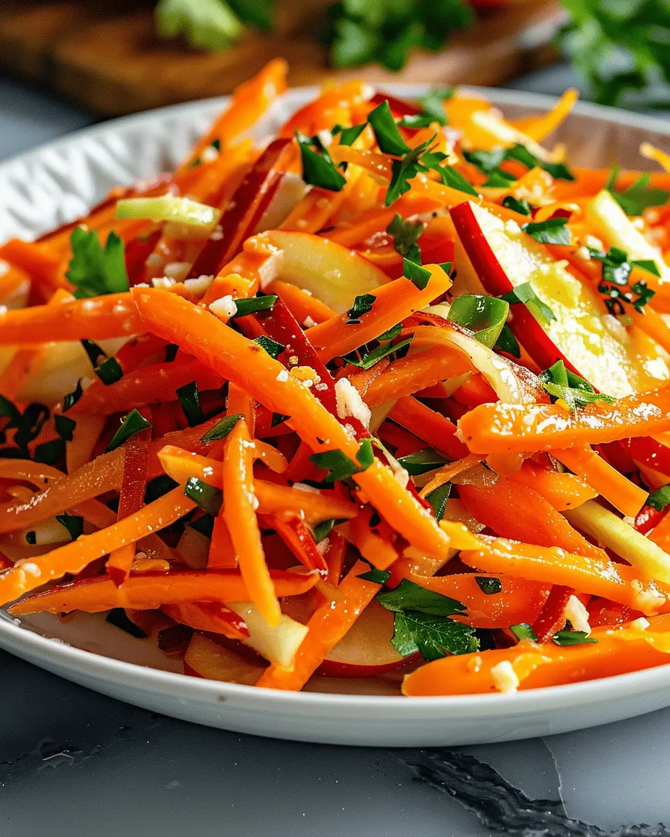 Carrot Apple Salad: Easy and Refreshing Delight for All Ages