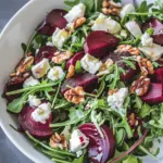 Beet and Goat Cheese Arugula Salad
