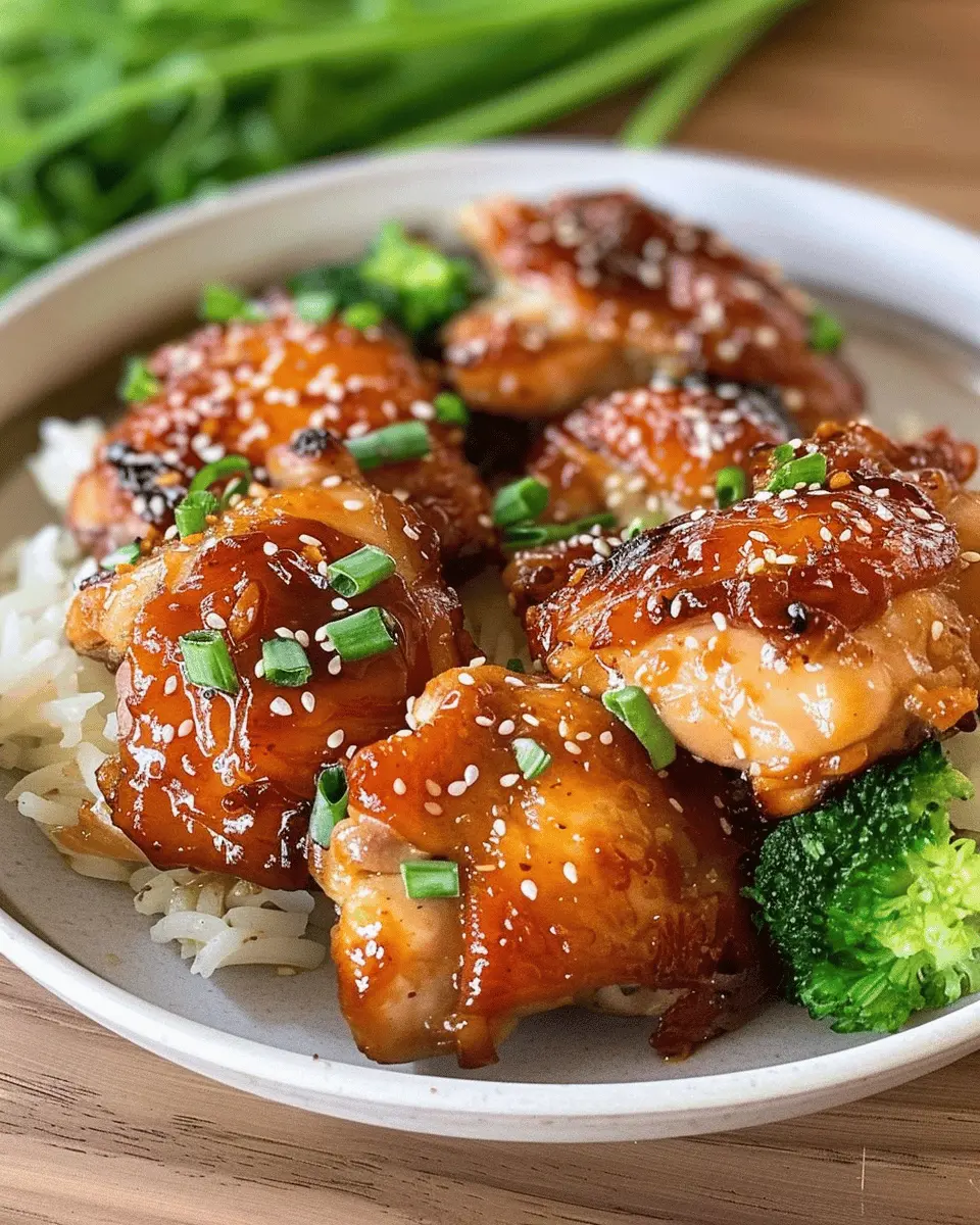 Easy Soy Garlic Chicken Thighs: Juicy Flavor in Every Bite