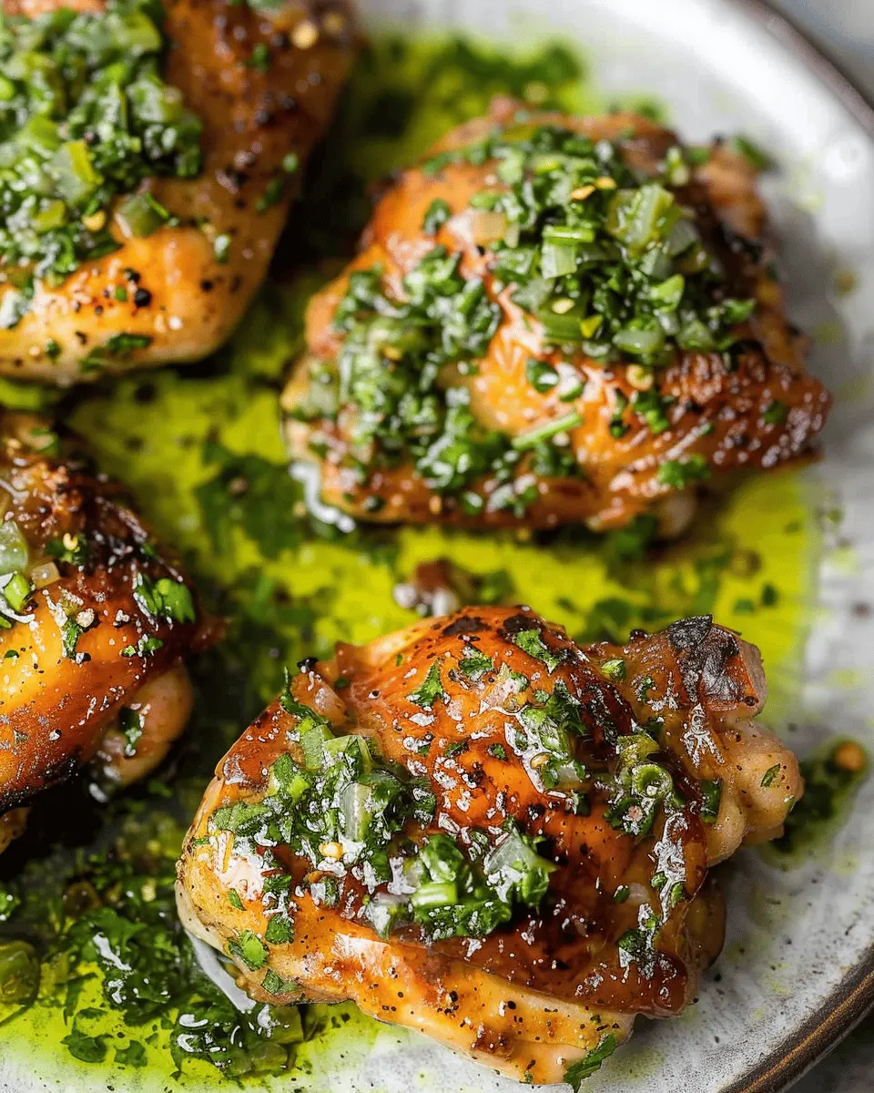 Chimichurri Chicken Thighs: Juicy Flavor in Every Bite