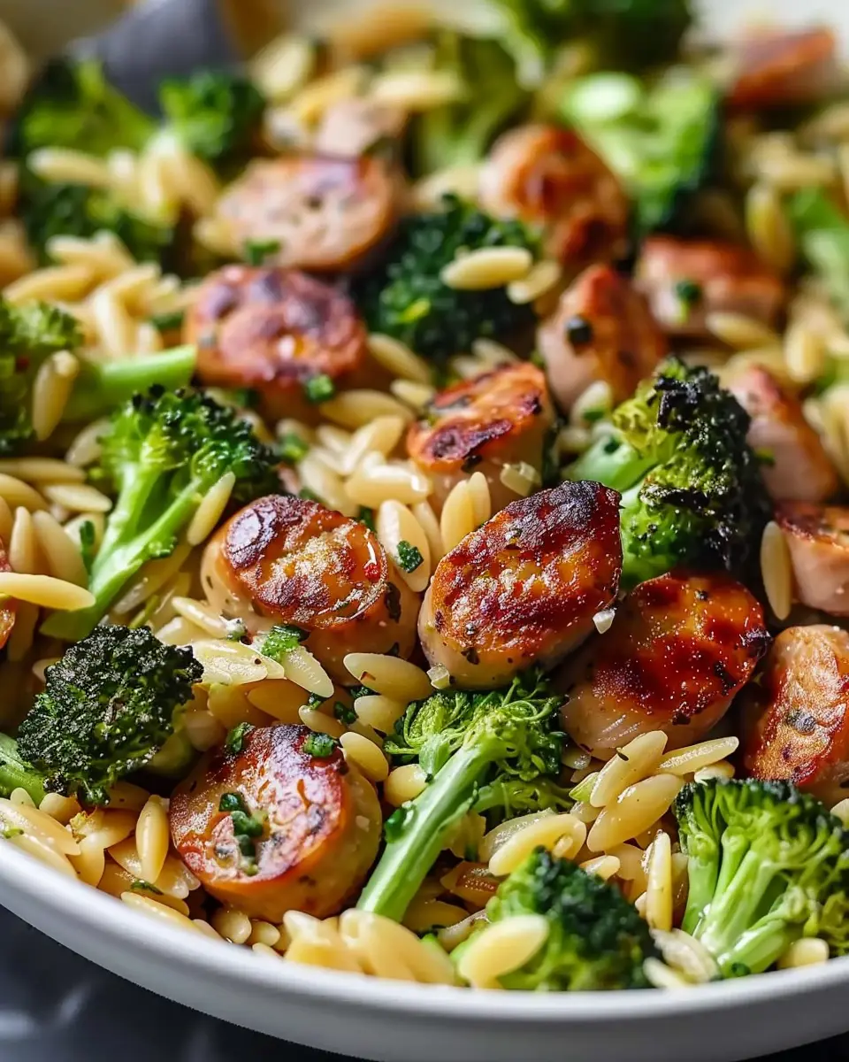 Chicken Sausage and Broccoli Orzo: A Best-Ever Comfort Dish