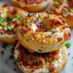 Zesty Bacon Cream Cheese Bagels