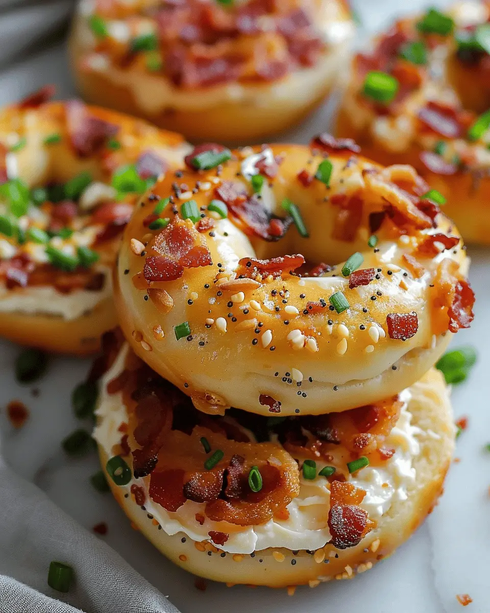 Zesty Turkey Bacon Cream Cheese Bagels for an Indulgent Breakfast