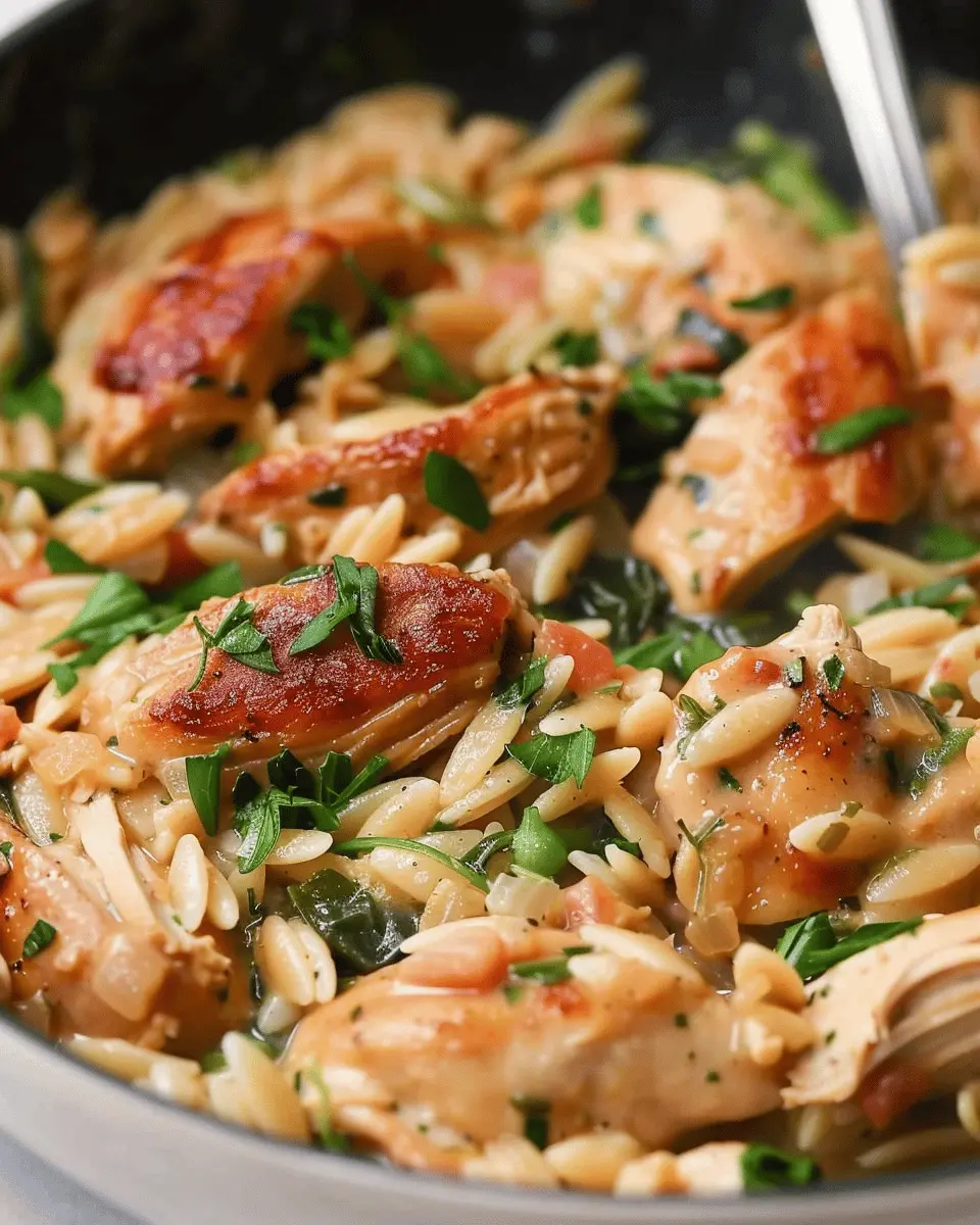 One Pot Chicken Orzo: Easy, Cozy Meal for Any Night