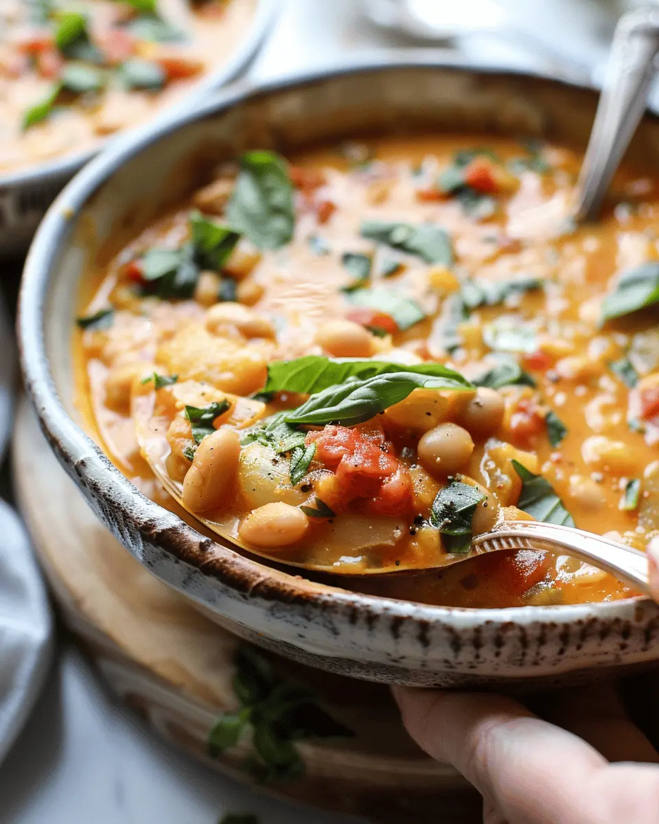 Creamy Tomato White Bean Stew: A Cozy, Hearty Delight