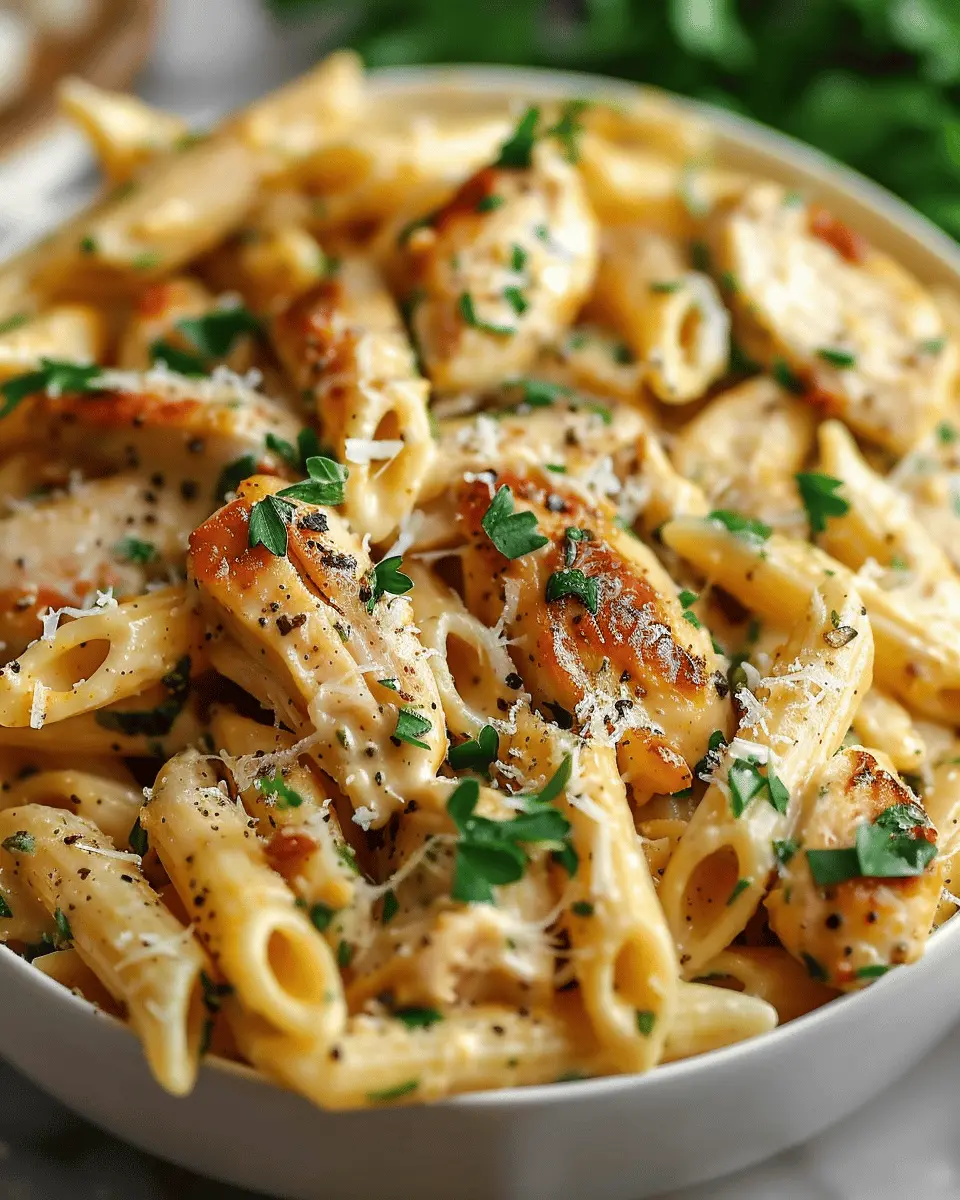 Healthy Garlic Parmesan Chicken Pasta Recipe You’ll Love