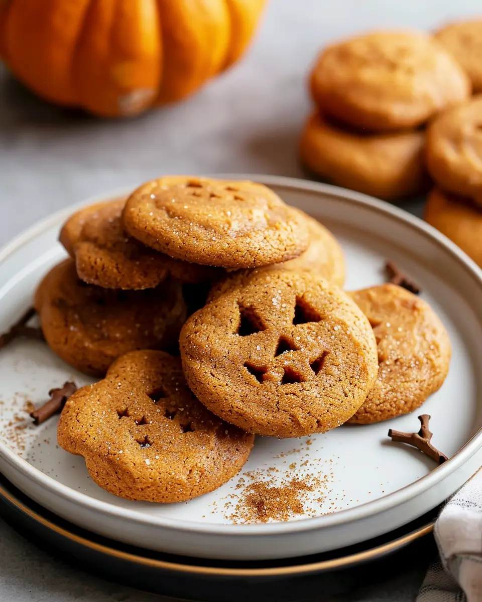 Halloween Pumpkin Spice Cookies: Irresistibly Vegan Delight