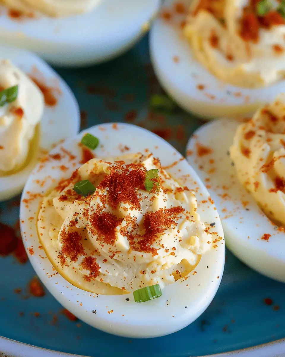 Best-Ever Deviled Eggs with Turkey Bacon and Chicken Ham Delight