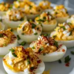 Elote Deviled Eggs: 12 Fiesta Delights