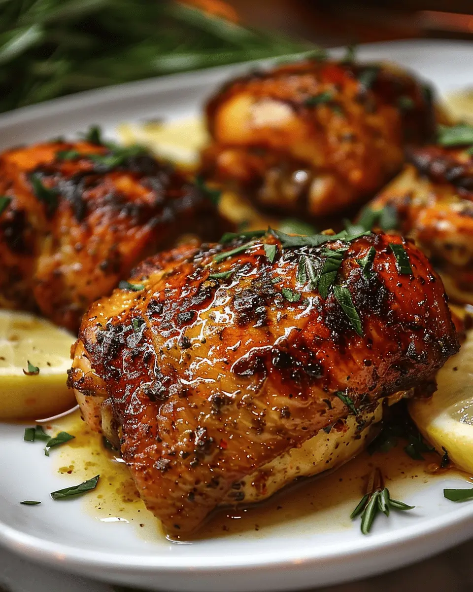 Why Lemon Paprika Roast Chicken Thighs Are Juicy and Irresistible