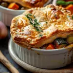 Roasted Autumn Vegetable Pot Pies
