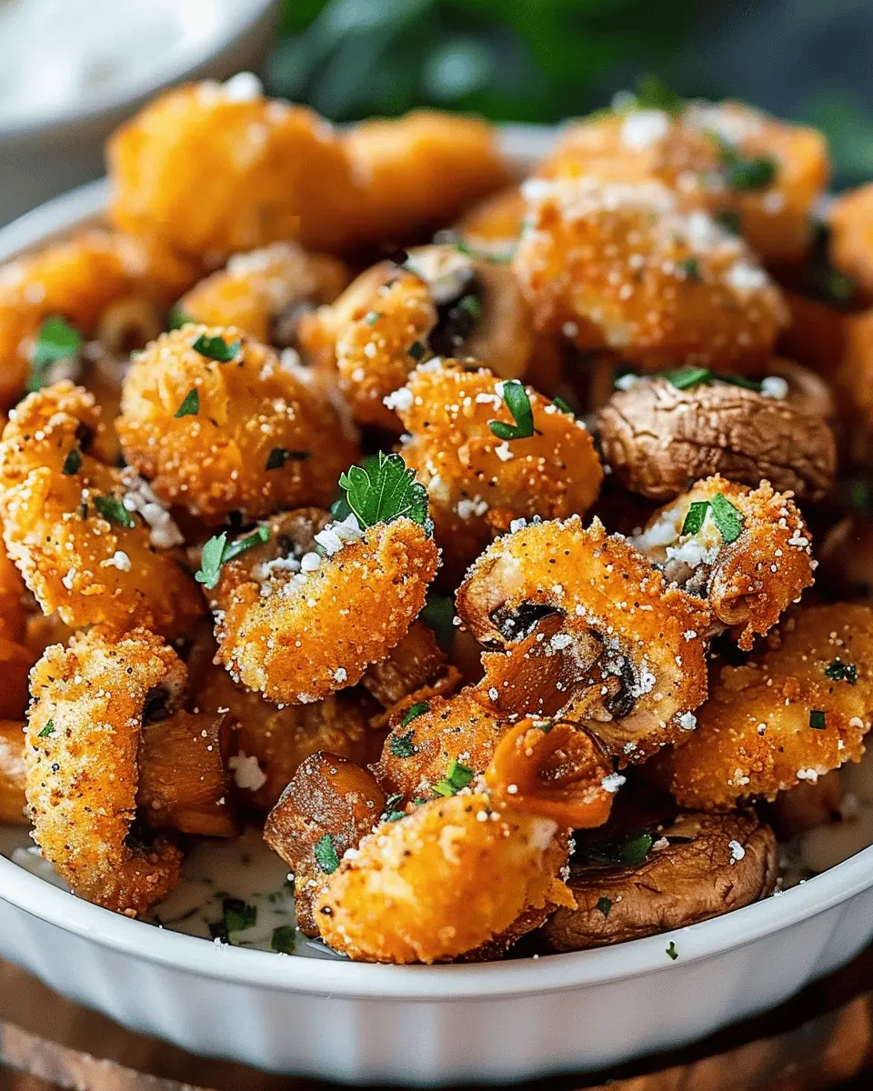 Crispy Ranch-Breaded Mushrooms: A Delightful Homemade Snack