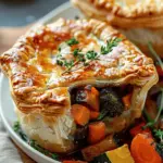 Roasted Autumn Vegetable Pot Pies