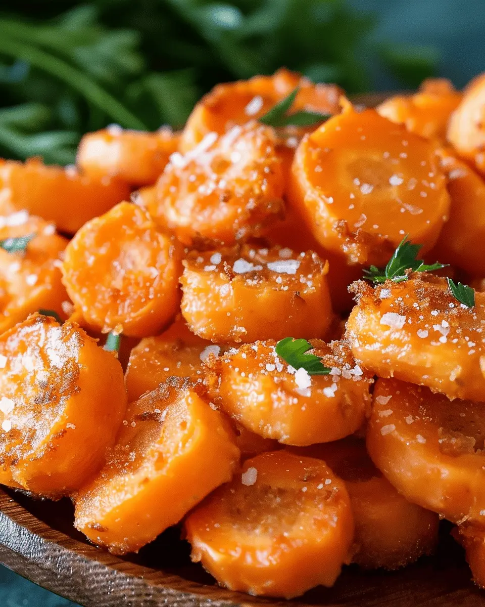 Smashed Carrots: The Best Easy Recipe with Turkey Bacon Twist