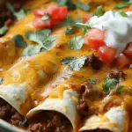 Easy Ground Beef Enchiladas