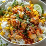 Street Corn Chicken Rice Bowl