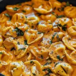 One-Pot Spicy Garlic Butter Chicken Tortellini